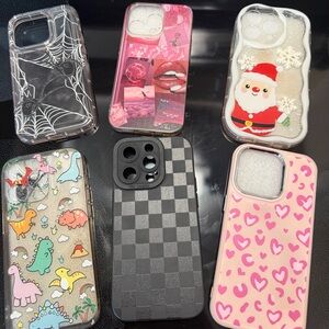 Assorted iPhone 17 Pro Cases - 6 total